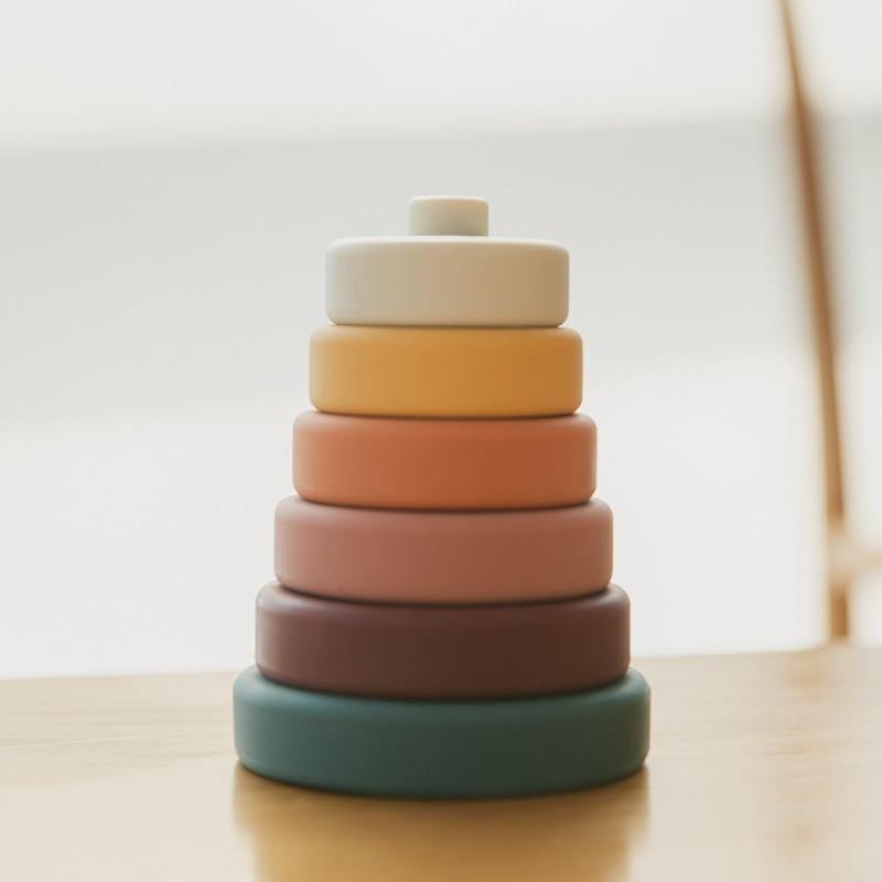 BowLift | Baby Silicone Construction Stacking Smart Block Game