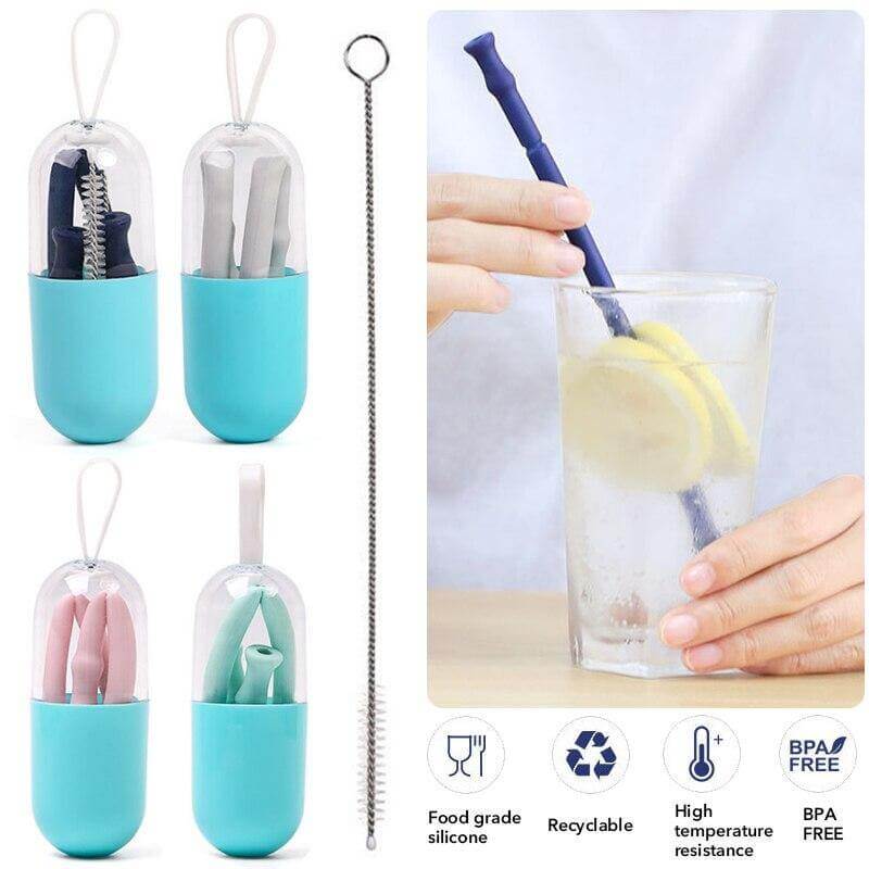 BowLift | Foldable Reusable Silicone Straw
