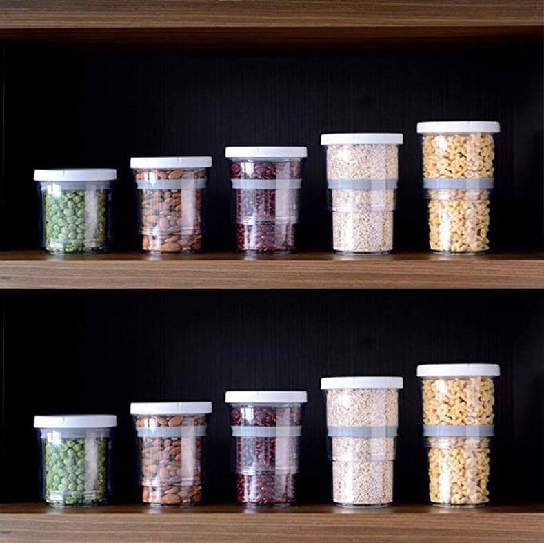 BowLift | Compressible Pantry Organizer Food Jar