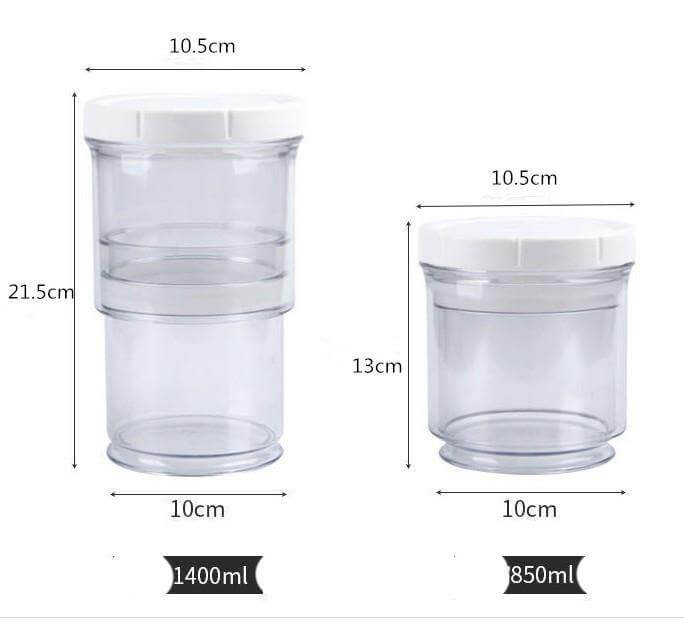 BowLift | Compressible Pantry Organizer Food Jar