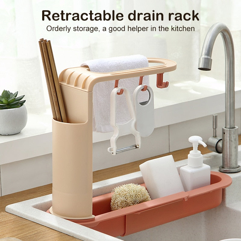 BowLift | Adjustable Shelf Drain Rack Kitchen Organizer