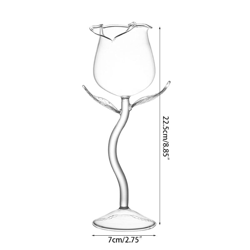 BowLift | Fancy Rose Wine Glass