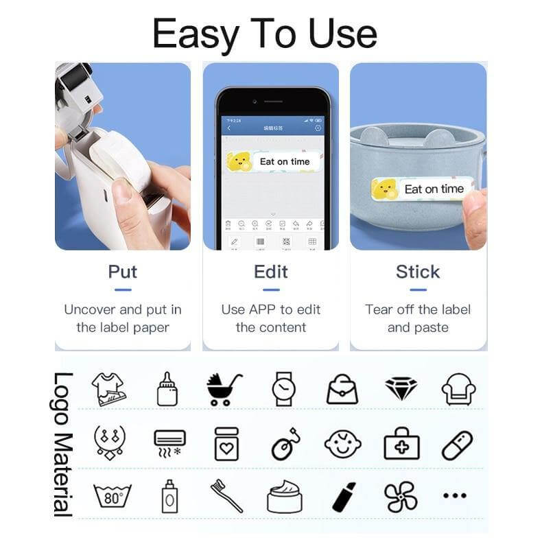BowLift | Wireless Portable Quick Thermal Label Printer