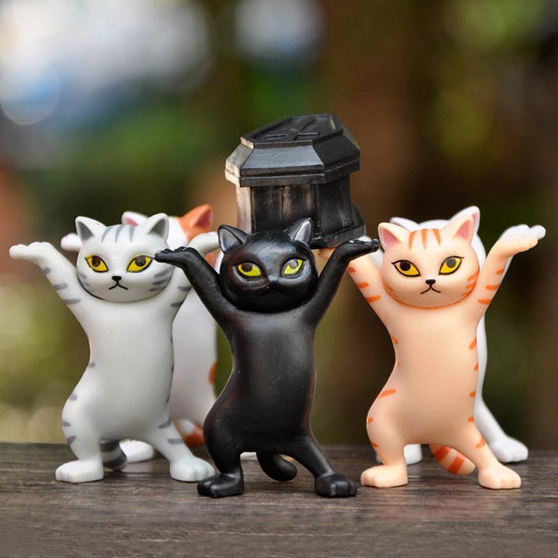 BowLift | Cat Figurine Pen Holder