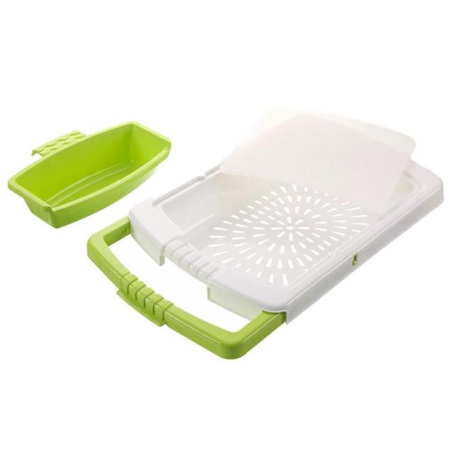 BowLift | Portable Cutting Board Vegetable Drainer