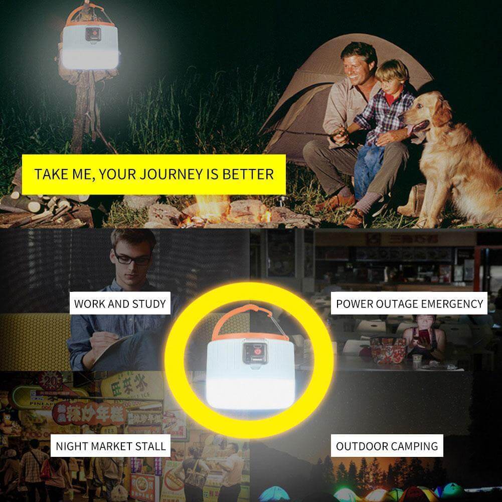 BowLift | Weatherproof Solar Rechargeable Camping LED Lamp
