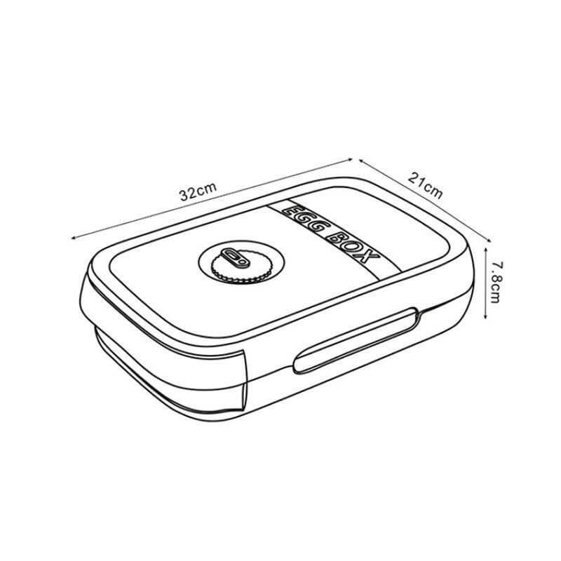 BowLift | Stackable Refrigerator Egg Storage Drawer Box