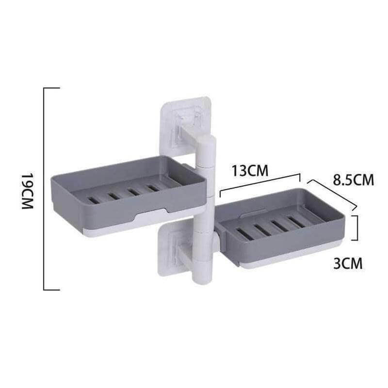 BowLift | Wall-Mounted Multi Layer Rotatable Soap Holder