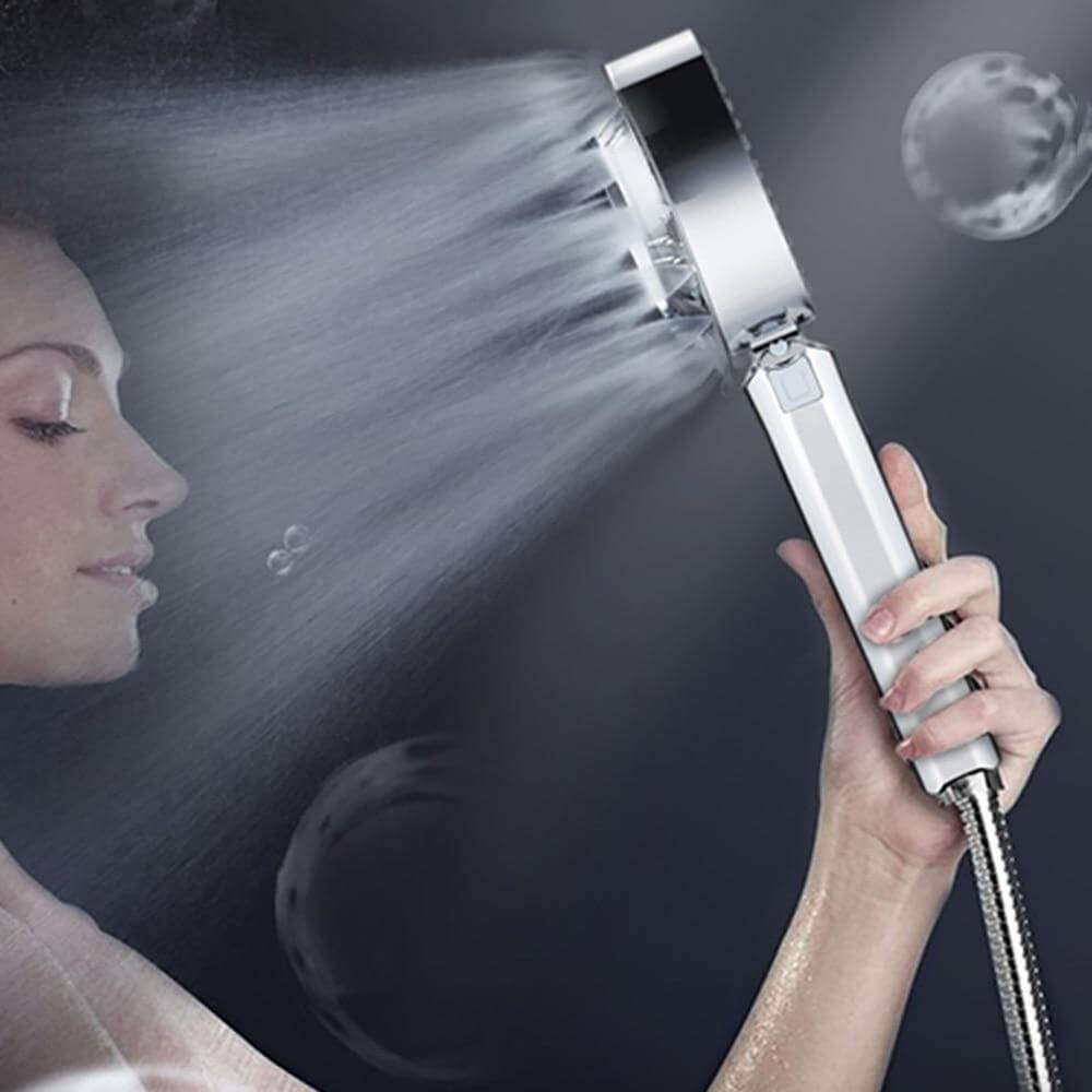 BowLift | Double-Sided High Pressure Soap Dispensing Shower Head
