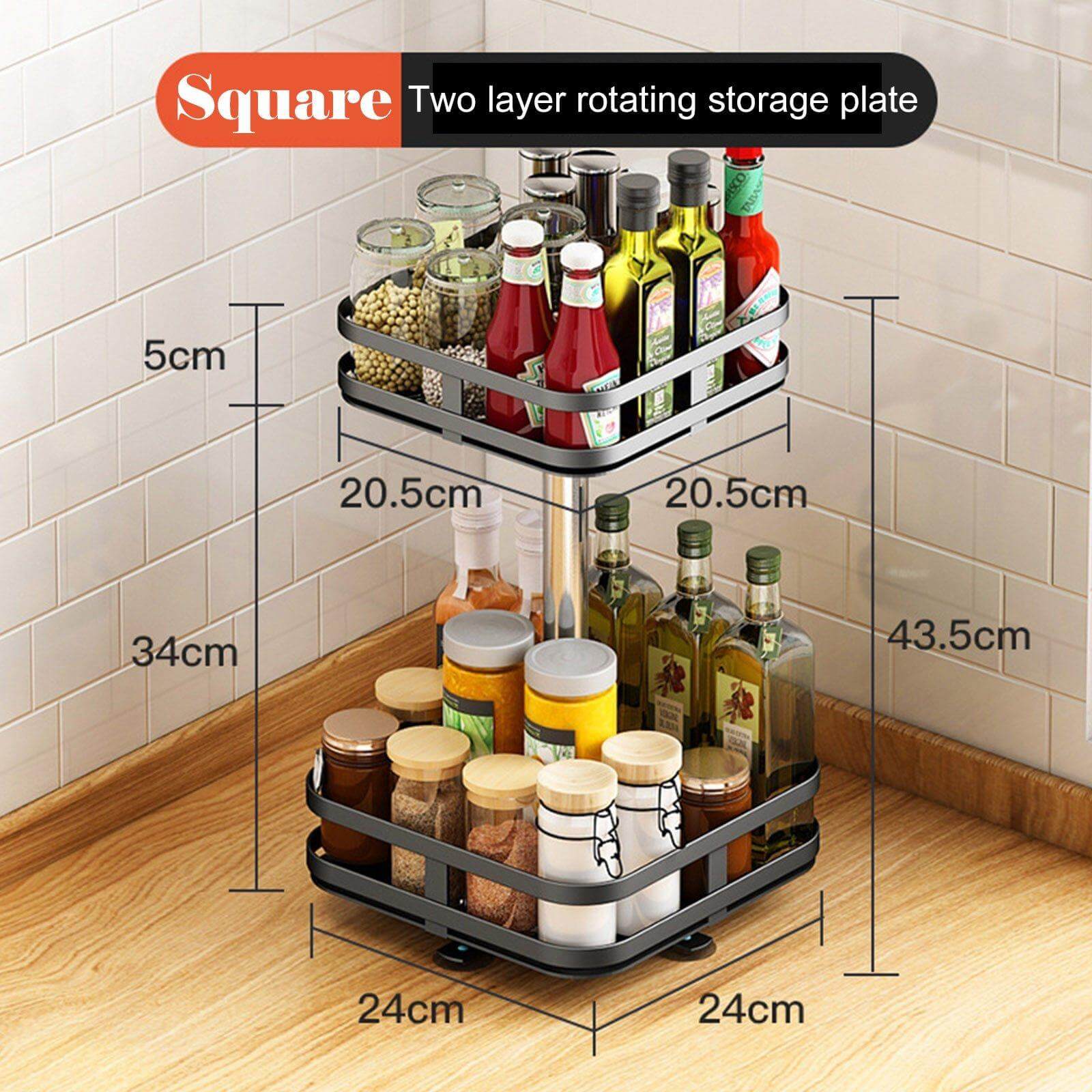 BowLift | 360 Rotating Kitchen Spice Storage Rack