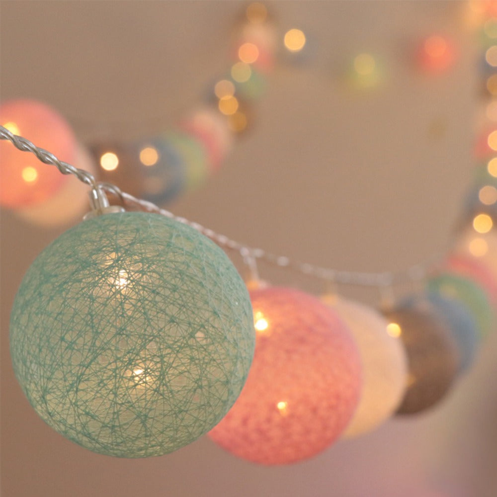 BowLift | LED Cotton Ball String Lights