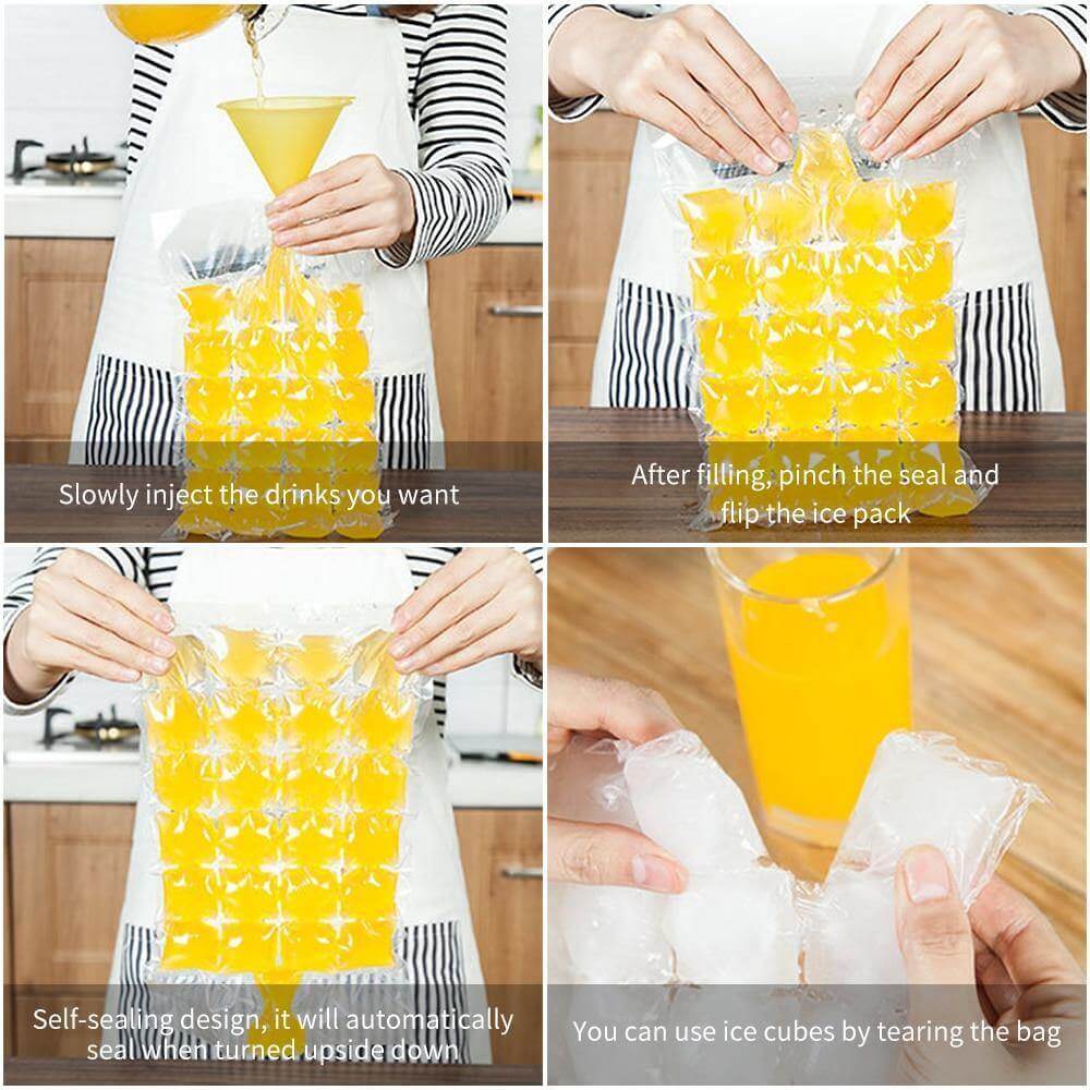BowLift | Self-Sealing Disposable Ice Cube Tray Mold
