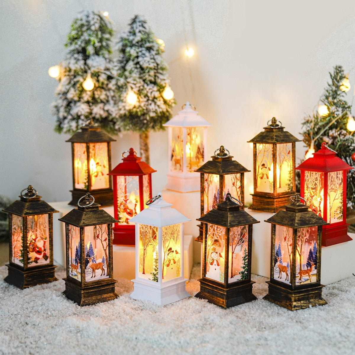 BowLift | Holiday Christmas Noel Snowman Lantern