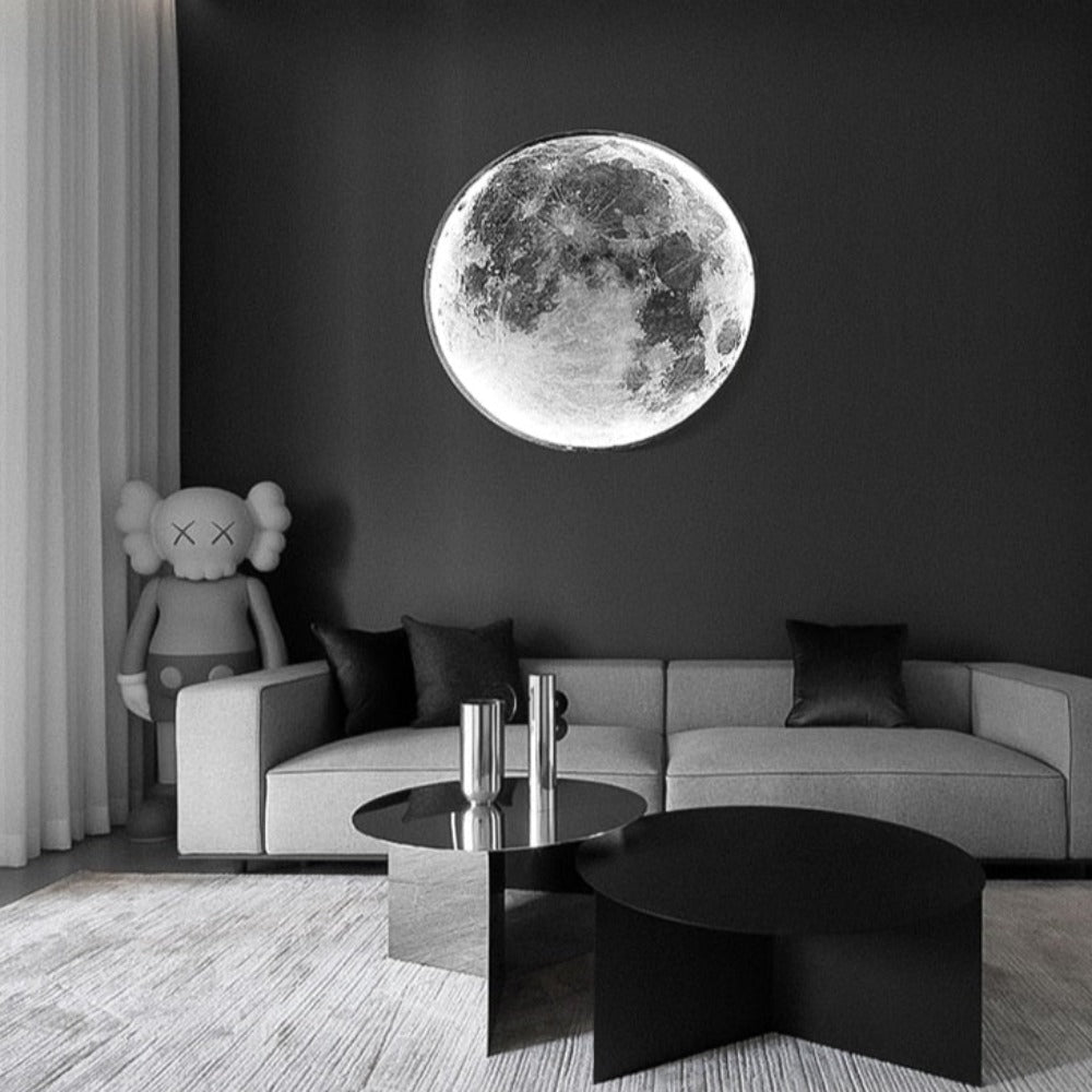 BowLift | 3D LED Moon or Earth Ceiling or Wall Light