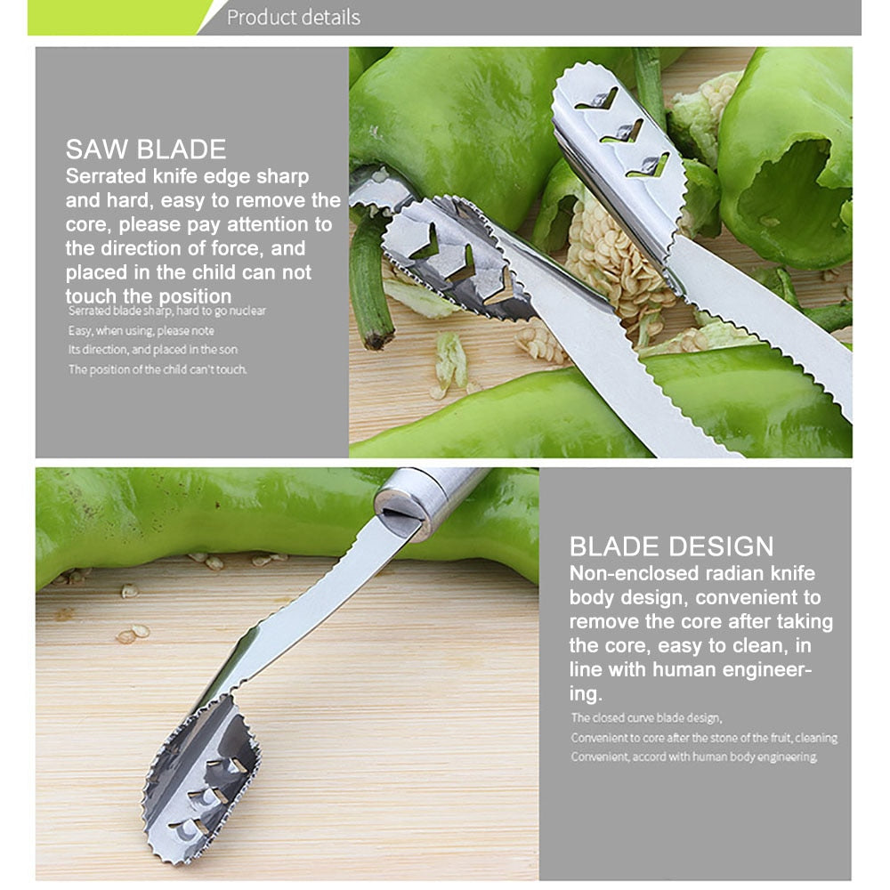 BowLift | Stainless Steel Chili Pepper Seed Remover