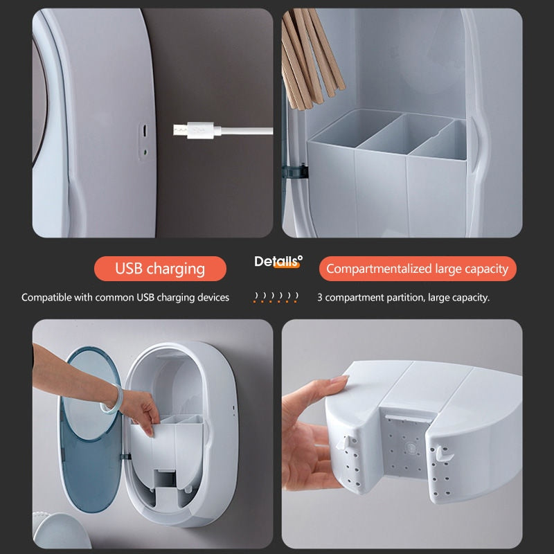 BowLift | Wall-Mounted UV Disinfection Drainer Box