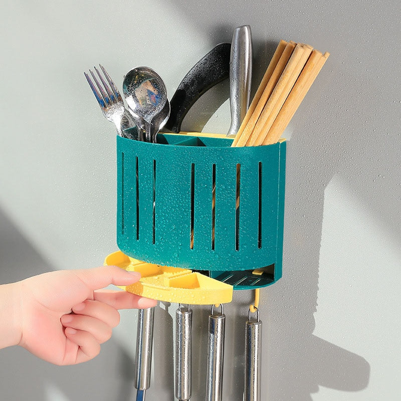 BowLift | Wall-Mounted Drain Rack Tableware Storage Box