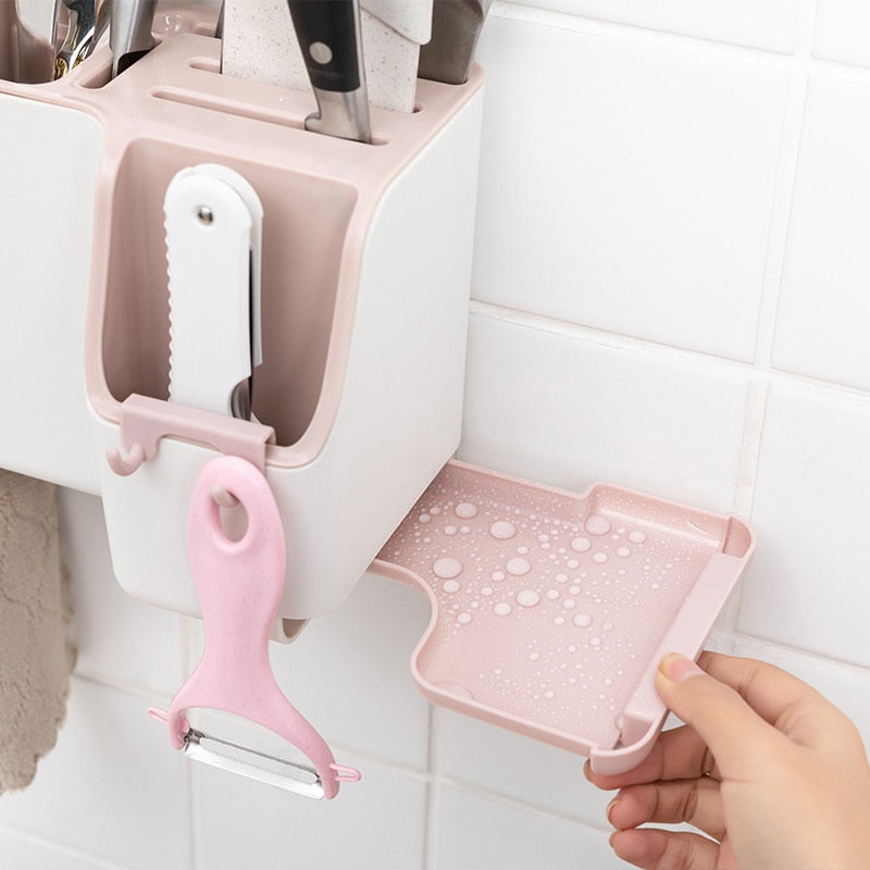 BowLift | Wall-Mounted Kitchen Cutlery Drainer Rack