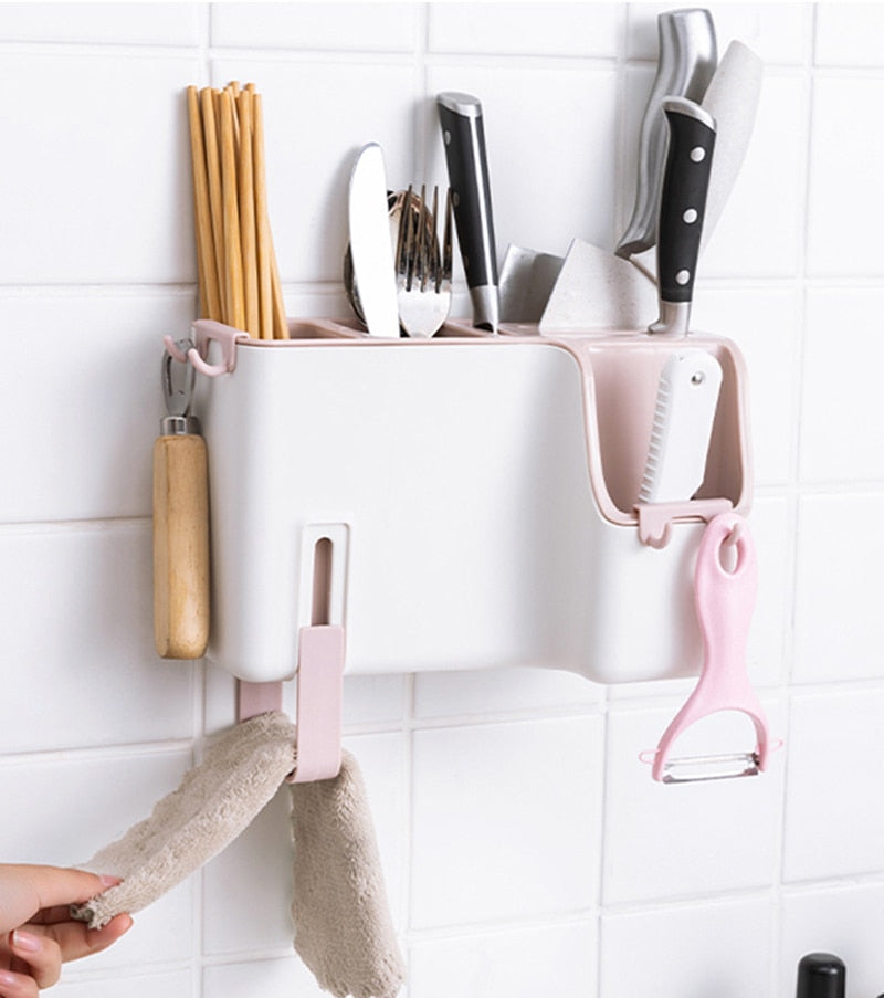 BowLift | Wall-Mounted Kitchen Cutlery Drainer Rack
