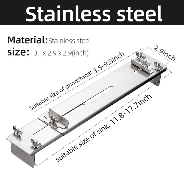 BowLift | Adjustable Stone Base Sink Knife Sharpener Holder