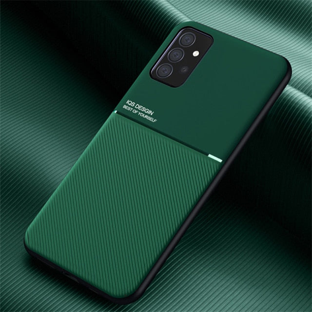 Luxury Leather Magnetic Case