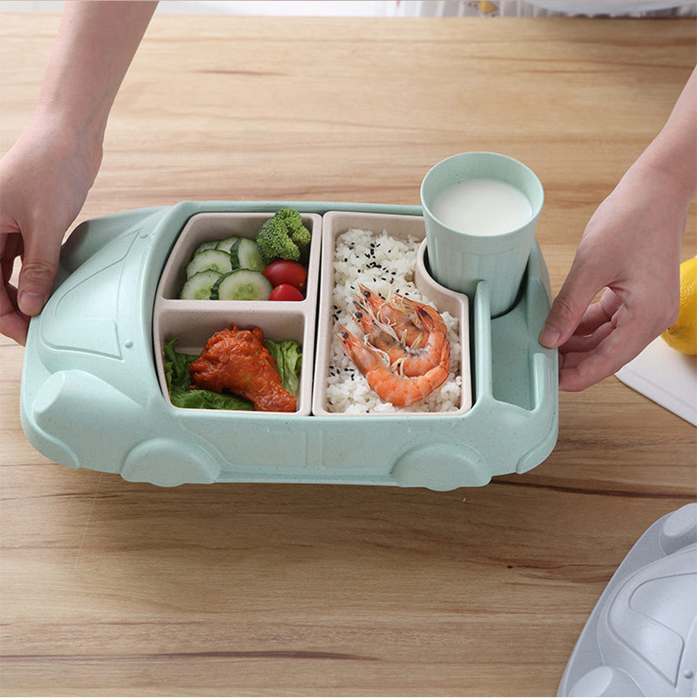 BowLift | Baby Bamboo Car Shape Food Containers
