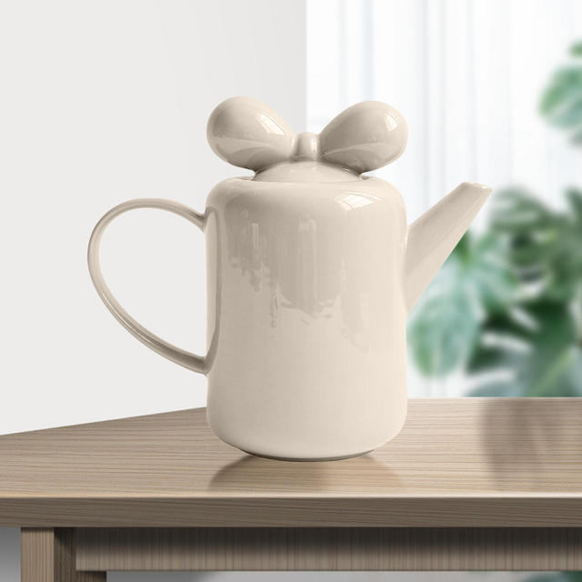 BowLift | Bow Knot Design Porcelain Tea Pot