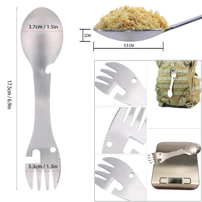 BowLift | Stainless Steel Multifunctional Bottle Opener Spork
