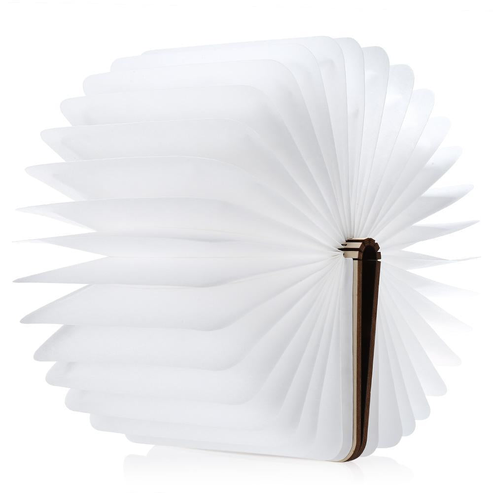 BowLift | LED Foldable 360 Wooden Book Night Lamp Desk Light USB Rechargeable