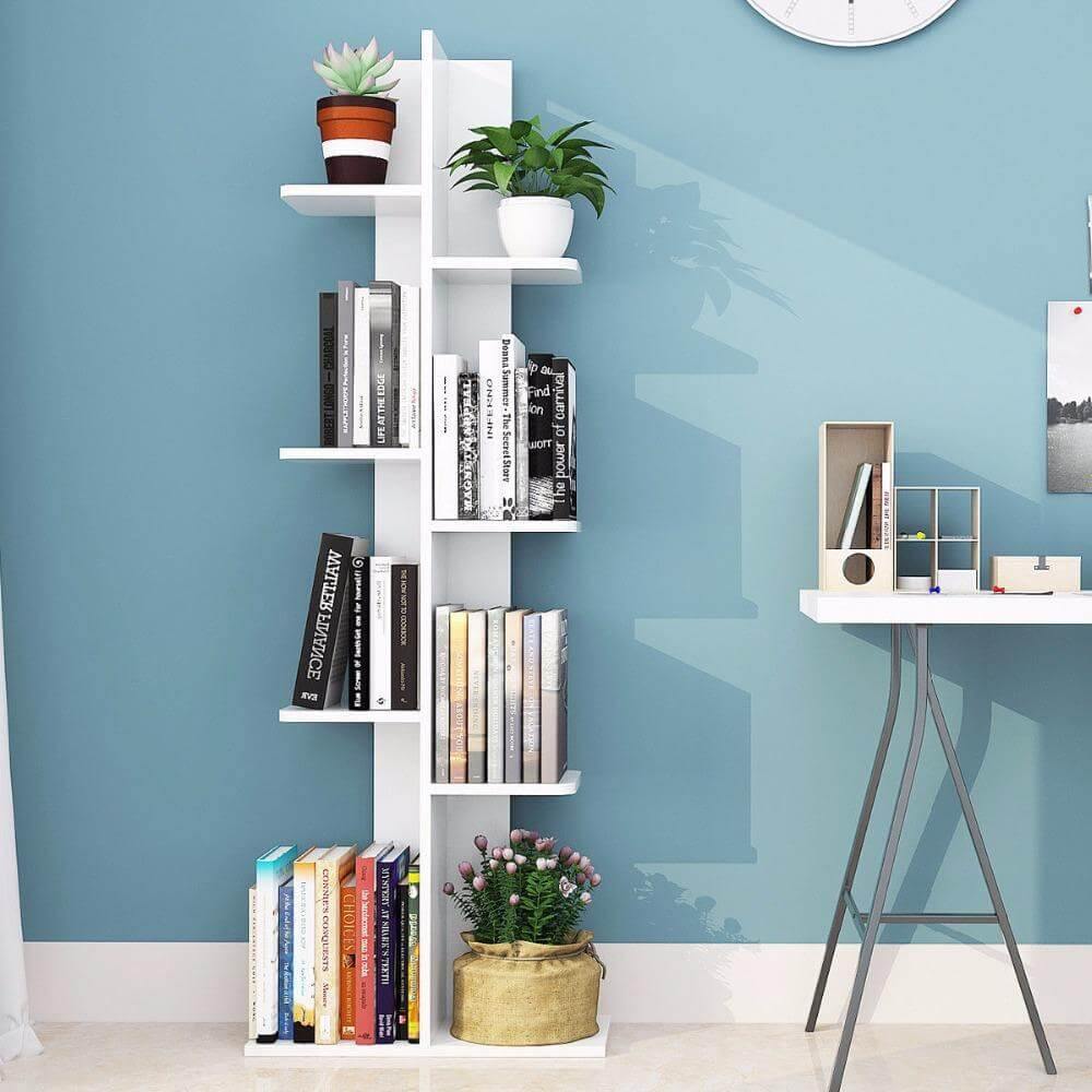 BowLift | Wooden Modern Open Concept Bookcase with Shelves