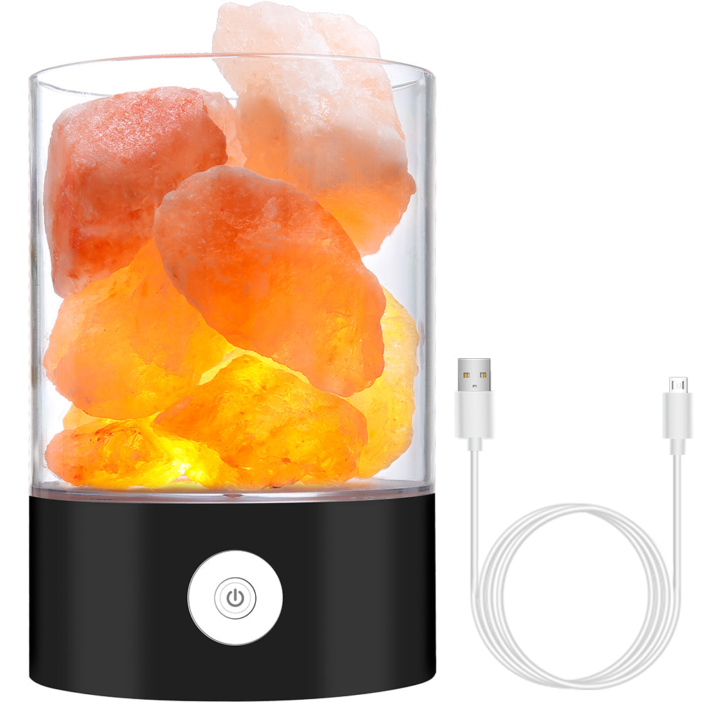 BowLift | Himalayan Salt Desk Lamp & Air Purifier White