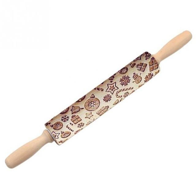 BowLift | Engraved rolling pin for creative patterns