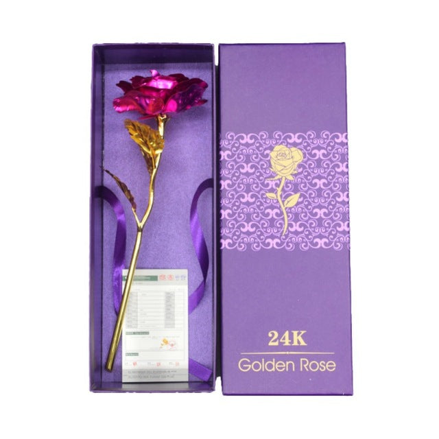 BowLift | 24k gold-plated rose | Including certificate and luxurious gift box