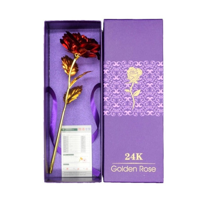 BowLift | 24k gold-plated rose | Including certificate and luxurious gift box
