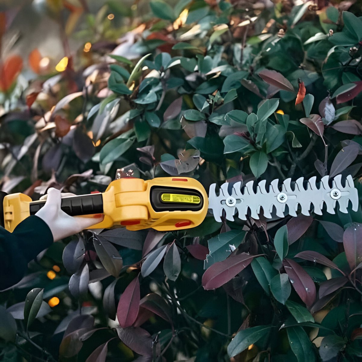 BowLift | Cordless Hedge & Shrub Trimmer | 2-in-1 Cutting Heads, Lightweight & Ergonomic for Effortless Garden Maintenance