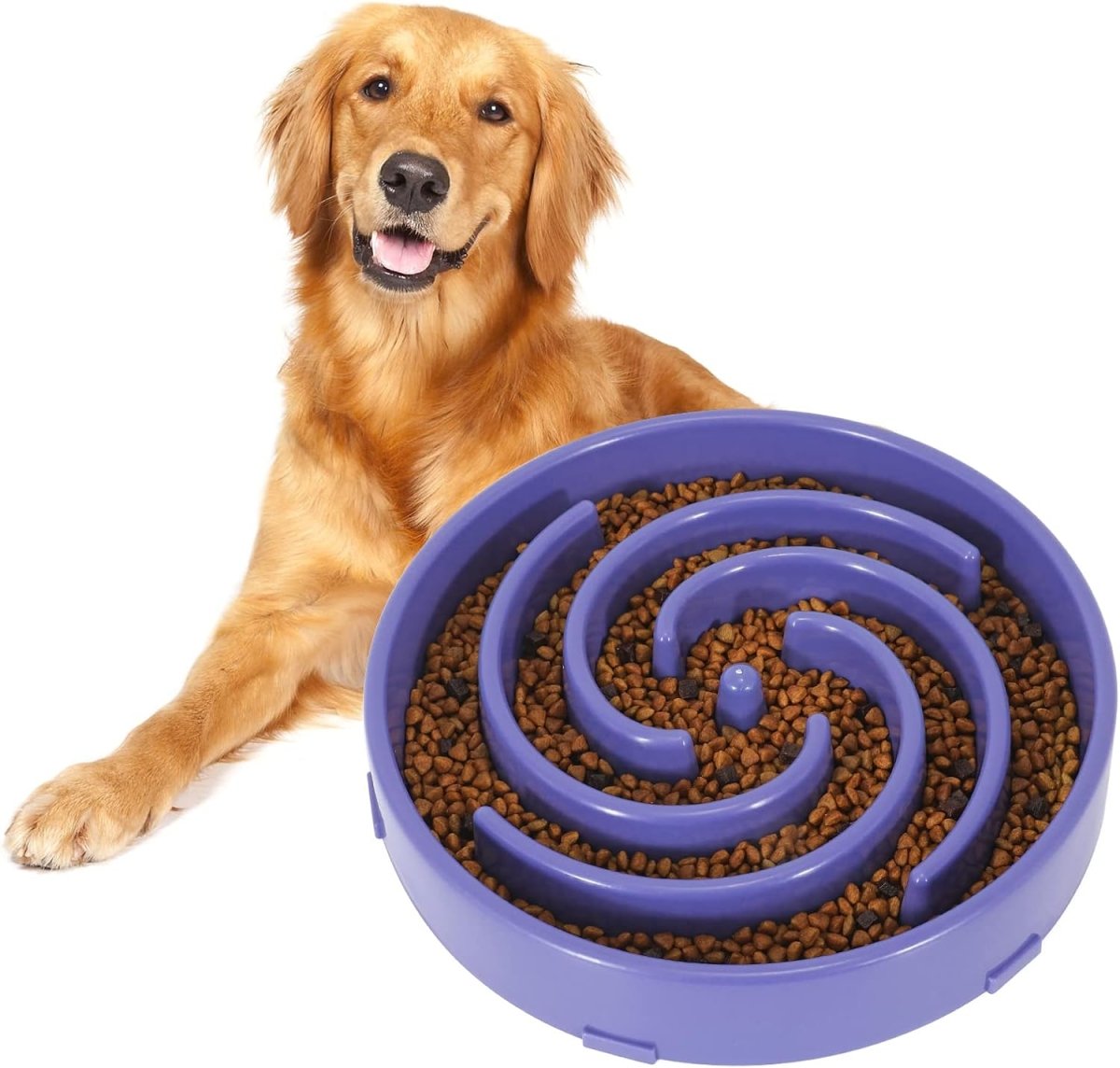 PuzzleFeast • Dog Feeding Bowl Slow - Dog Feeding Bowl Slow - BowLift