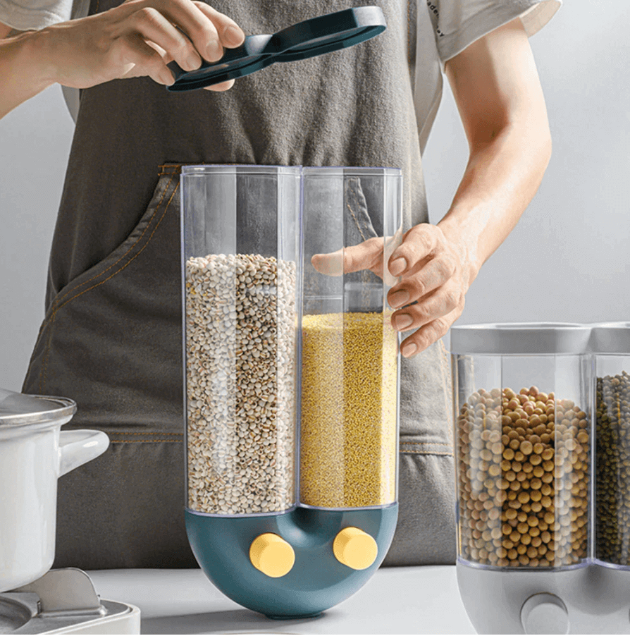 BowLift | Wall-Mounted Automatic Kitchen Grain Rice Storage Tank