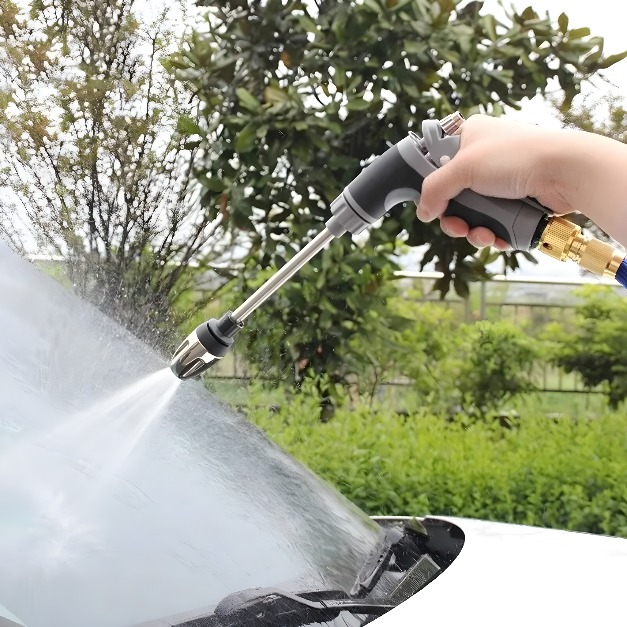 BowLift | AquaBlitz High-Pressure Spray Gun – Universal Hose Attachment for Powerful Cleaning