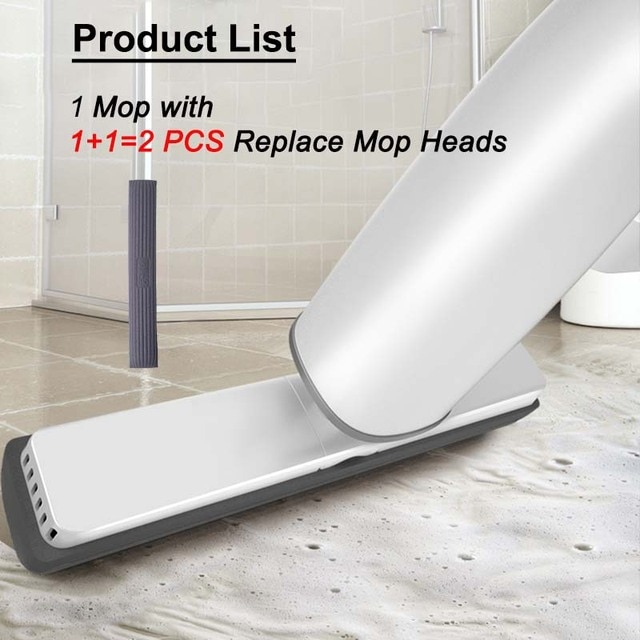 BowLift | Self-Wringing Lazy Sponge Floor Mop