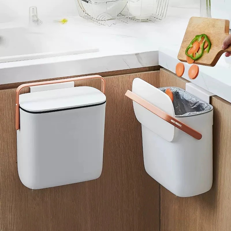 BowLift | Wall-Mounted Modern Large Kitchen Trash Can
