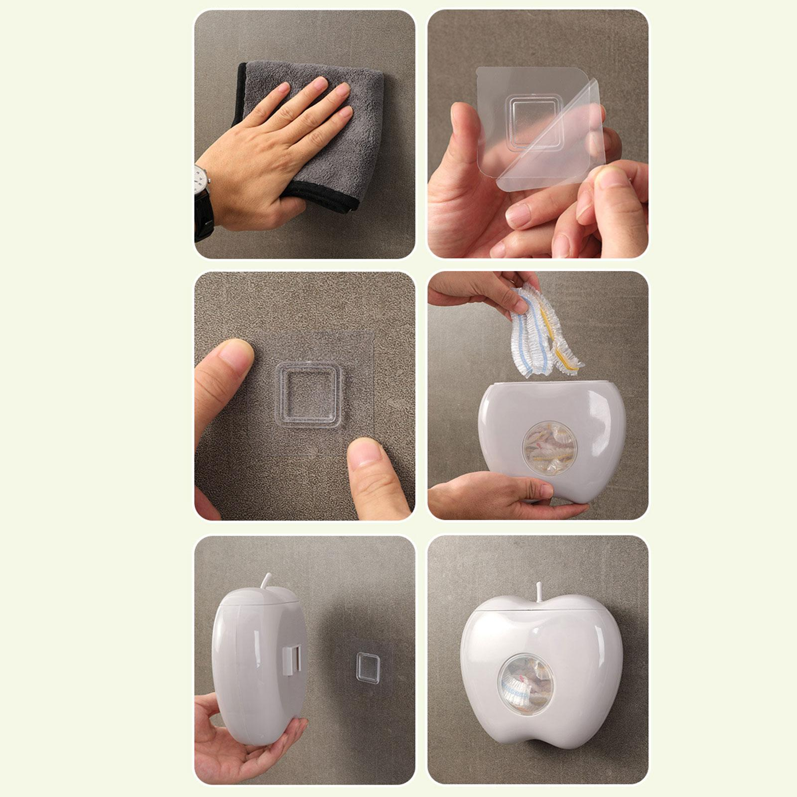 BowLift | Apple Shaped Wall Mounted Disposable Plastic Wrap Container