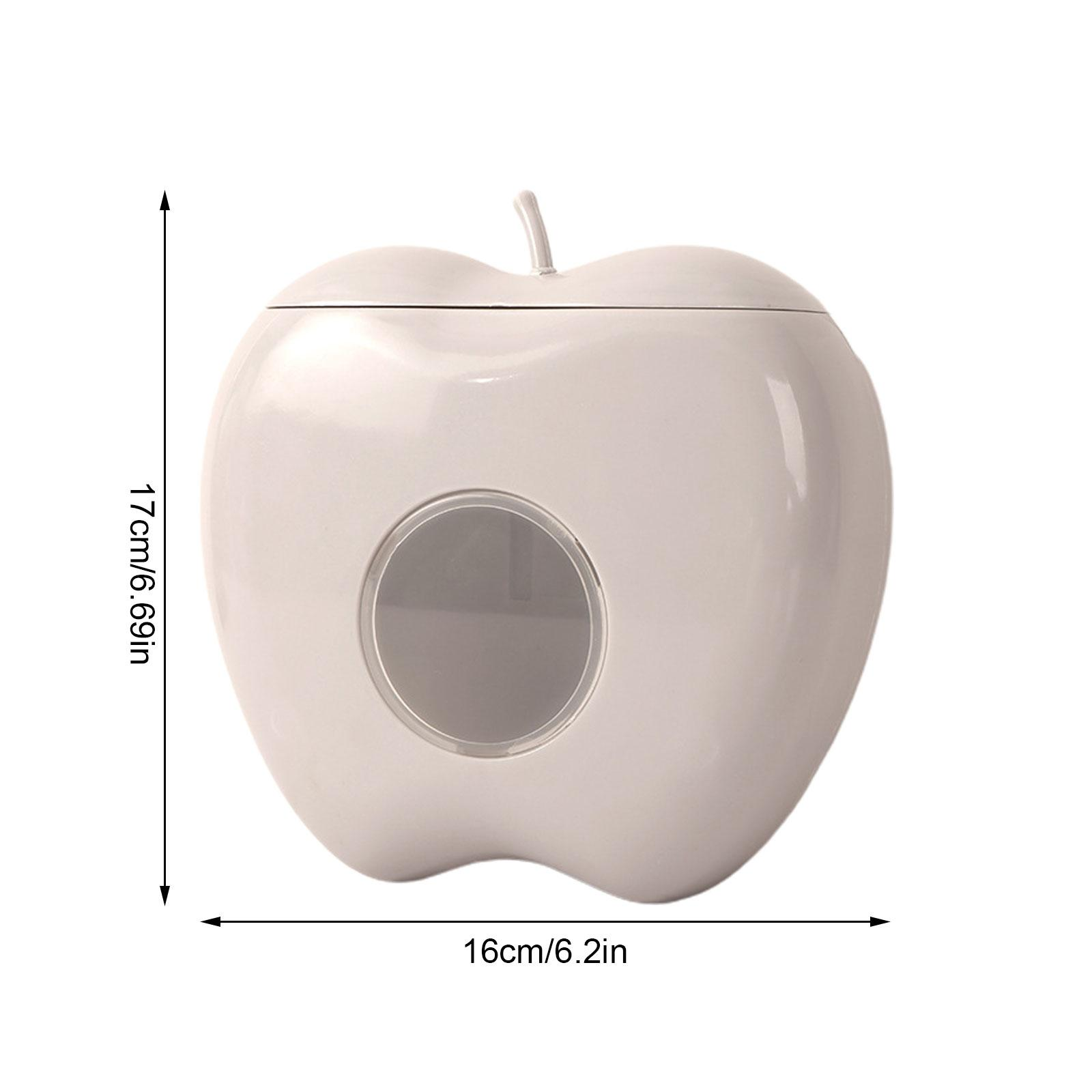 BowLift | Apple Shaped Wall Mounted Disposable Plastic Wrap Container