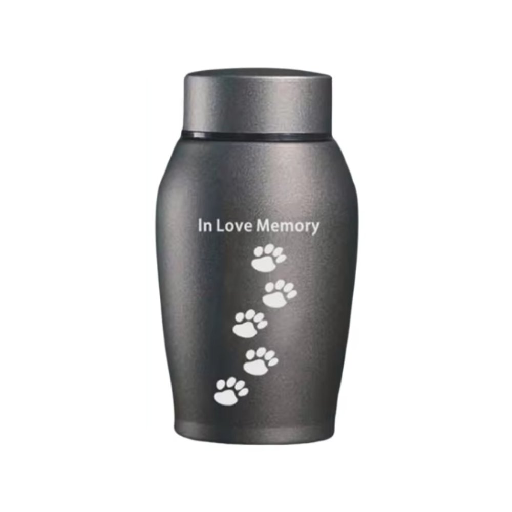 RestPaw • Stainless Steel Pet Memorial Urn - Dog & Cat Urn - BowLift