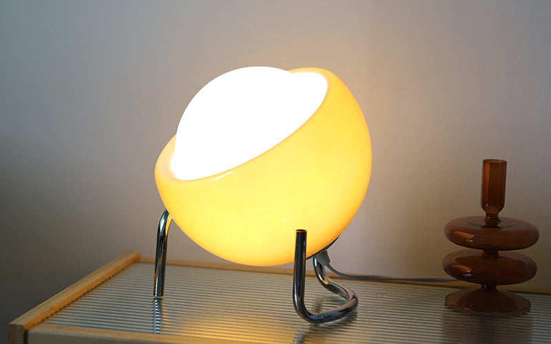 BowLift | RETRO GLASS TABLE LAMP - ATMOSPHERIC NORDIC NIGHT LIGHTING