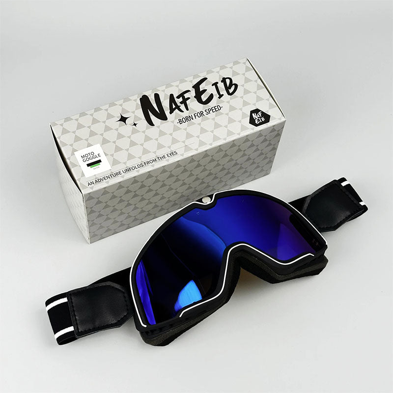 BowLift | RETRO RIDE GOGGLES – Vintage Motorcycle Eyewear with 100% UV Protection