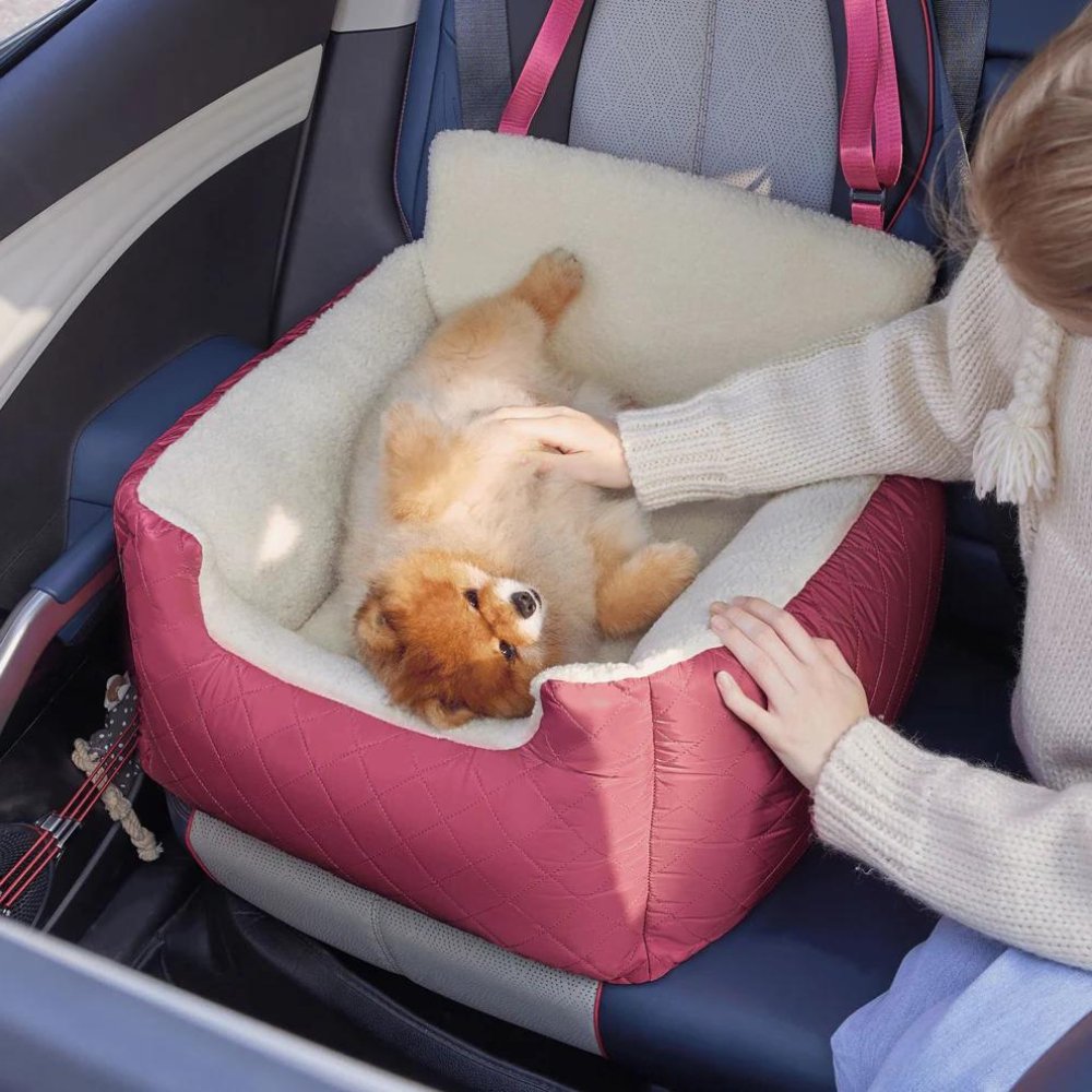 RideCozy • Quilted Car Seat Bed for Dogs - Dog & Cat Bed - BowLift