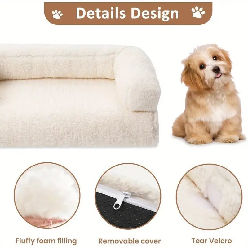 RoyalCraft • Plush & Calming Bed - Dog Bed - BowLift