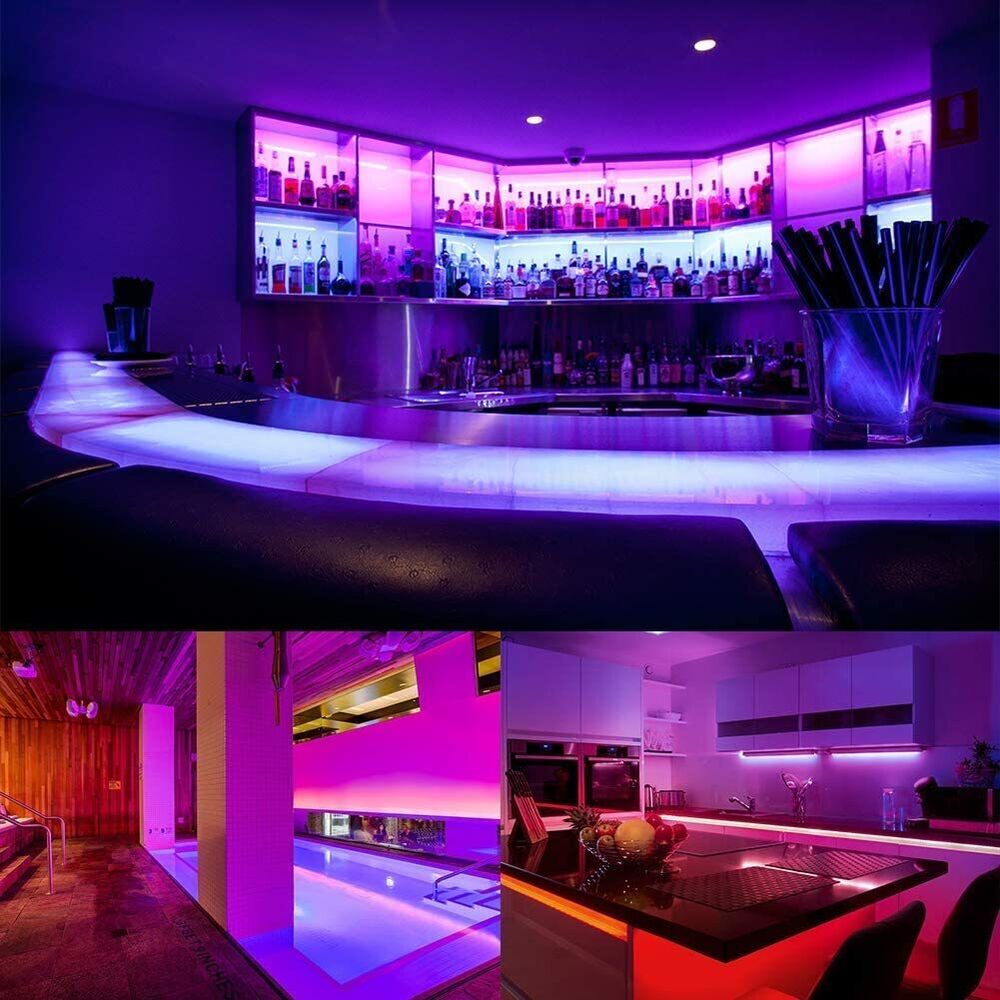 BowLift | LED Light Strip, 30 m, 15 m, Music Synchronization, Bluetooth, 5050, RGB Ambient Light with Remote Control