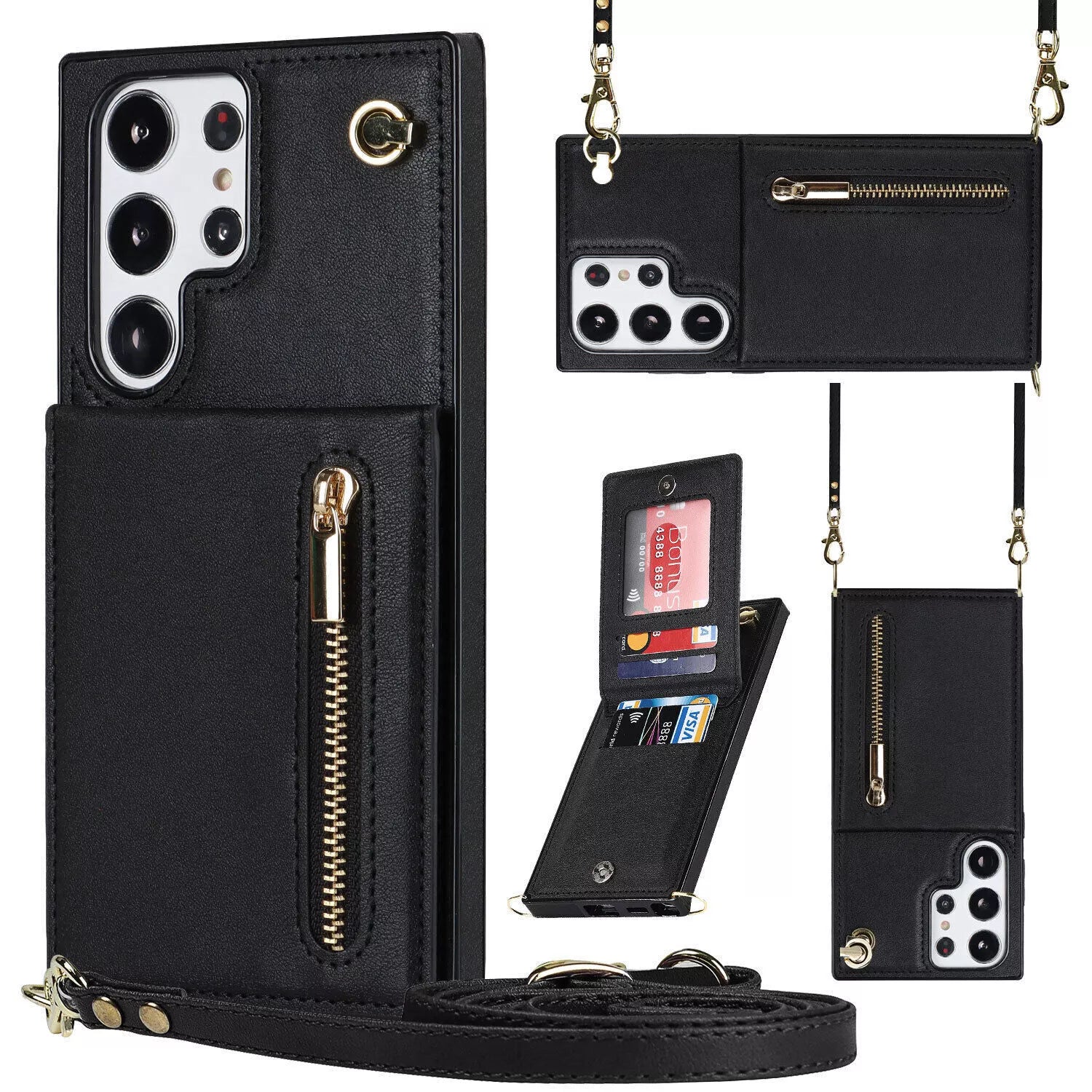 BowLift | 3in1 Phone Case with Card and Coin Pocket Crossbody Bag