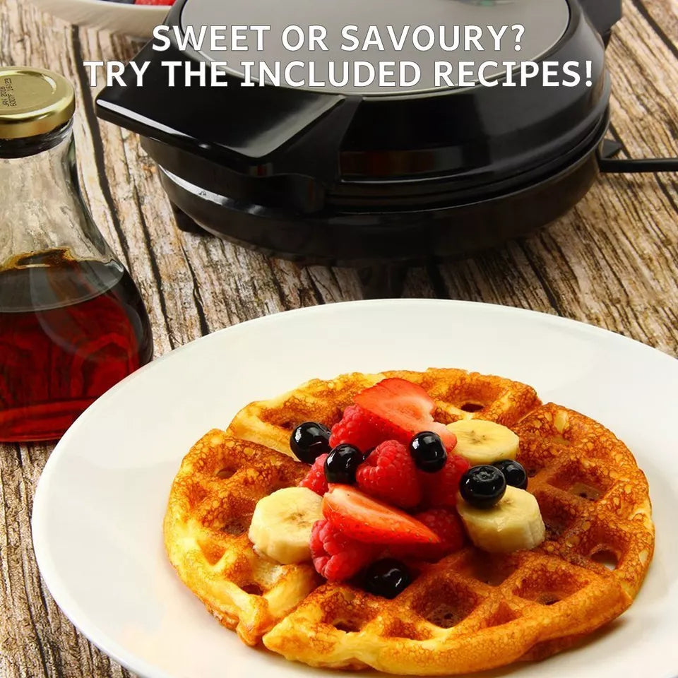 BowLift | Deep-Fill Waffle Maker | Non-Stick, Adjustable Temperature & Compact Design for Homemade Belgian Waffles